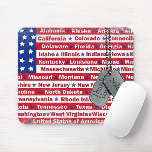 Militärischer Dank Mousepad (Mit Mouse)