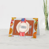 Militärischer Erntedank ist immer ein Ort an unser Karte (Vorderseite)