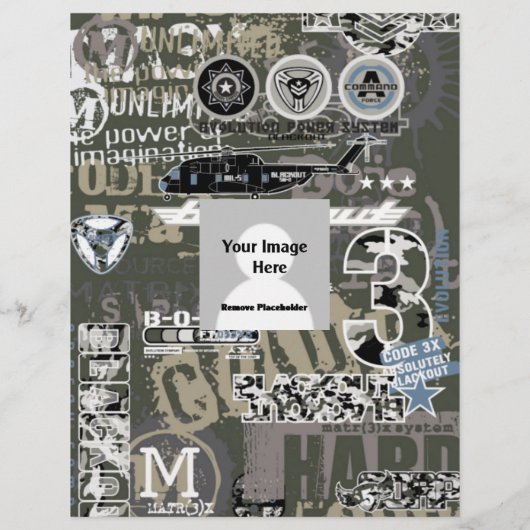 Militärischer Flyer (Hinten)