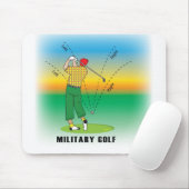 Militärischer GOLF-Stil Mousepad (Mit Mouse)