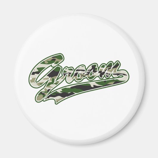 Militärischer Groom Magnet (Vorne)