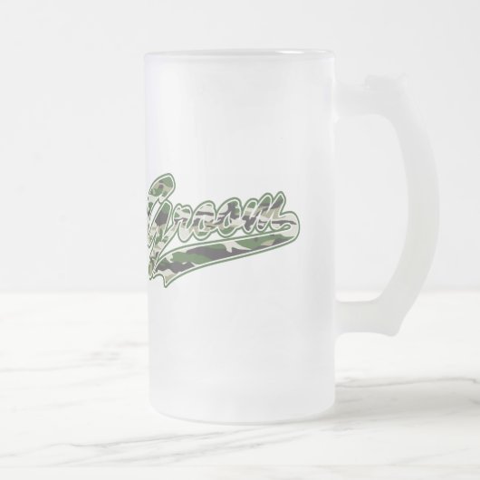 Militärischer Groom Mattglas Bierglas (Rechts)