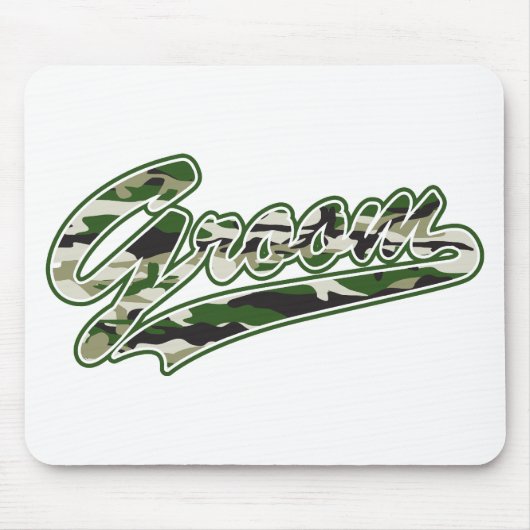 Militärischer Groom Mousepad (Vorne)