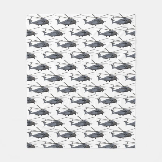 Militärischer Hubschrauber MH-53 Fleecedecke (Vorderseite)