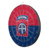 Militärischer Kriegsveteran der 82. Im Flugzeug Di Dartscheibe (Vorderseite rechts)