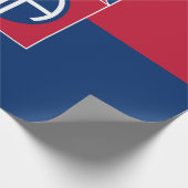 Militärischer Kriegsveteran der 82. Im Flugzeug Di Geschenkpapier (Ecke)