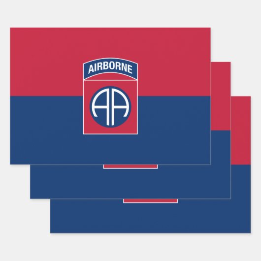 Militärischer Kriegsveteran der 82. Im Flugzeug Di Geschenkpapier Set (Set)