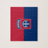 Militärischer Kriegsveteran der 82. Im Flugzeug Di Puzzle (Vertikal)