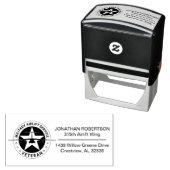 Militärischer Luftbrücke Veteran individuell anpas Permastempel (Beispiel)