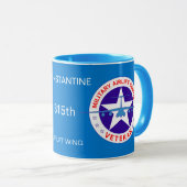 Militärischer Luftbrücke Veteran individuell anpas Tasse (VorderseiteRechts)