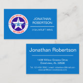 Militärischer Luftbrücke Veteran individuell anpas Visitenkarte (Vorne/Hinten)