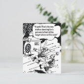 Militärischer Spaß, sicherer Ort, sonniges Vintag Postkarte (Stehend Vorderseite)