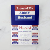 Militärischer Stolz über euch Karte (Innenseite)