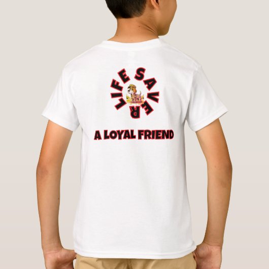 Militärischer T - Shirt von Kindern (Rückseite)