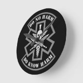 Militärischer, taktischer medizinischer Spartansti Runde Wanduhr (Winkel)