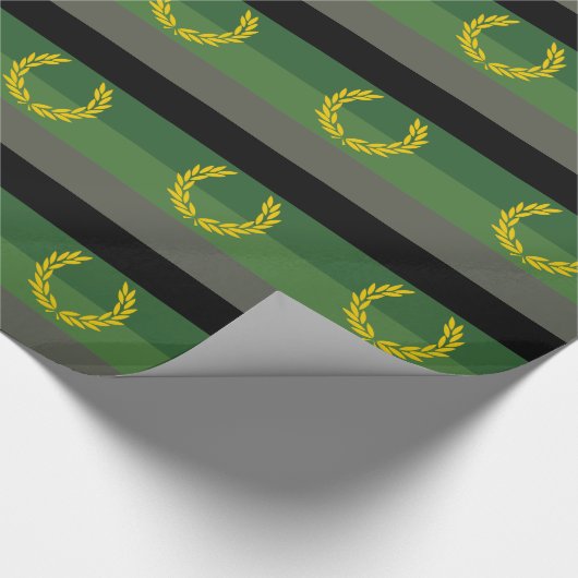 MILITÄRISCHER UNIFORMER PREIS GESCHENKPAPIER (Ecke)