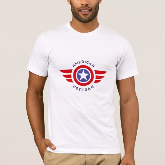 Militärischer Veteran des Shirts der Männer (Vorderseite)