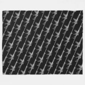 Militärisches AR-15 gezähmte Waffe Fleecedecke (Vorderseite (Horizontal))