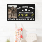 Militärisches Begrüßungs-Zuhause-Banner | Army Nat Banner (Insitu)