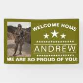 Militärisches Begrüßungsbanner - Zuhause der Natio Banner (Horizontal)