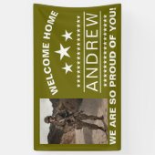 Militärisches Begrüßungsbanner - Zuhause der Natio Banner (Vertikal)