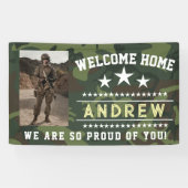 Militärisches Begrüßungsbanner - Zuhause der Natio Banner (Horizontal)