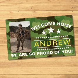 Militärisches Begrüßungsbanner - Zuhause der Natio Banner