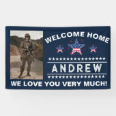 Militärisches Begrüßungsbanner - Zuhause der Natio Banner (Horizontal)