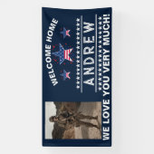 Militärisches Begrüßungsbanner - Zuhause der Natio Banner (Vertikal)