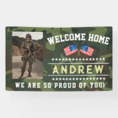 Militärisches Begrüßungsbanner - Zuhause der Natio Banner (Horizontal)