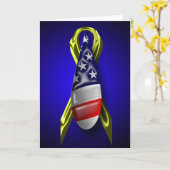 Militärisches Beileid des Soldaten-Beileids der St Karte (Gelbe Blume)