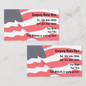 Militärisches Business Card Americana-Design Visitenkarte (Vorne/Hinten)