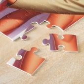 Militärisches Button im Retro-System Puzzle (Seite)