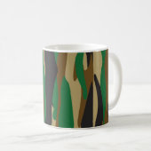 Militärisches Camouflage-Muster Kaffeetasse (VorderseiteRechts)