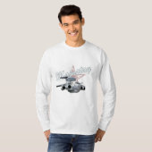 Militärisches Flugzeug des Cartoon T-Shirt (Vorne ganz)