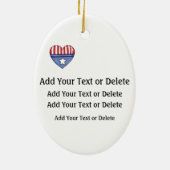 Militärisches Foto Keramik Ornament (Hinten)