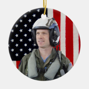 Militärisches Foto Keramikornament