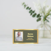 Militärisches Foto Visitenkarte (Stehend Vorderseite)