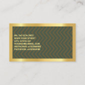 Militärisches Foto Visitenkarte (Rückseite)