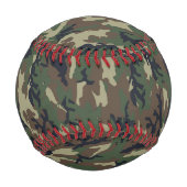 Militärisches Green Camouflage-Muster Baseball (Rückseite)