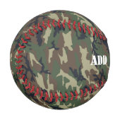 Militärisches Green Camouflage-Muster Baseball (Vorderseite Links)
