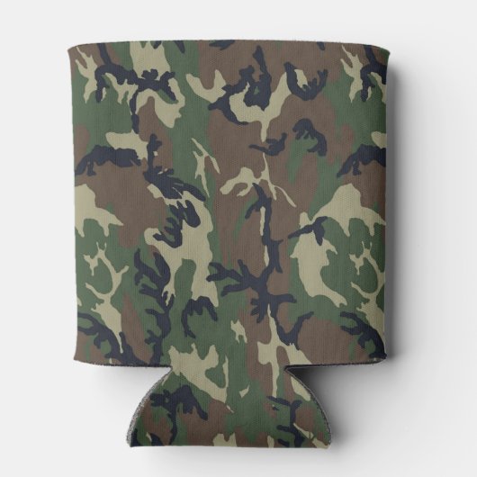 Militärisches Green Camouflage-Muster Dosenkühler (Rückseite)
