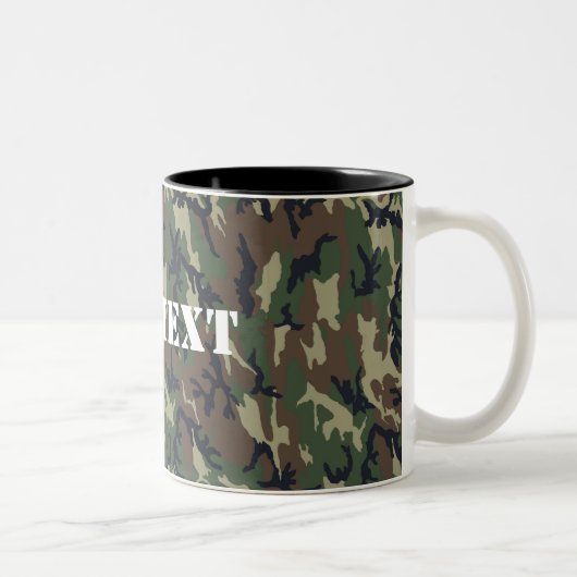 Militärisches Green Camouflage-Muster Mattglastasse (Rechts)