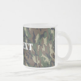Militärisches Green Camouflage-Muster Mattglastasse