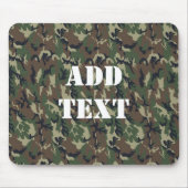Militärisches Green Camouflage-Muster Mousepad (Vorne)