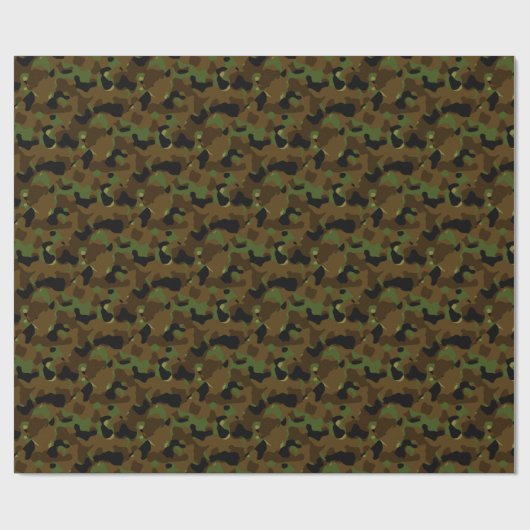 Militärisches grünes geschenkpapier (Flach)