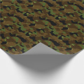 Militärisches grünes geschenkpapier (Ecke)