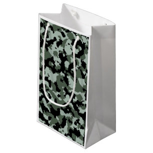 Militärisches grünes Tarnungs-Muster Kleine Geschenktüte