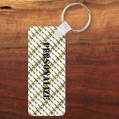 Militärisches Gun Camouflage GI Rifle Cool White Schlüsselanhänger (Rückseite)