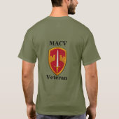 Militärisches Hilfskommando MACV Vietnam T-Shirt (Rückseite)
